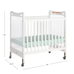 White Safe & Sound™ Crib