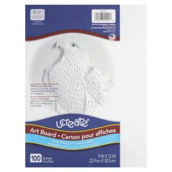 White Tagboard Packs 100 Sheets Each