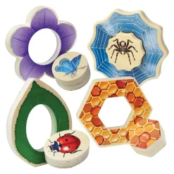 Who's Hiding? Garden Bug Puzzles Set of 4