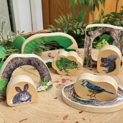 Who's Hiding? Woodland Animal Puzzles Set of 4