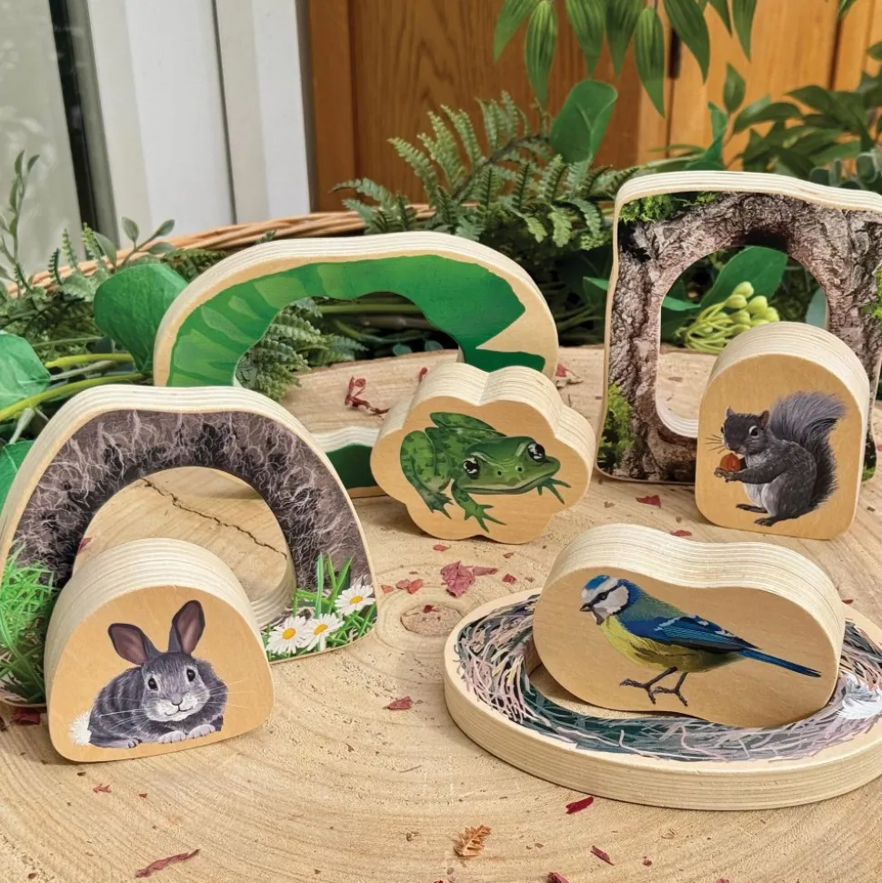 Who's Hiding? Woodland Animal Puzzles Set of 4