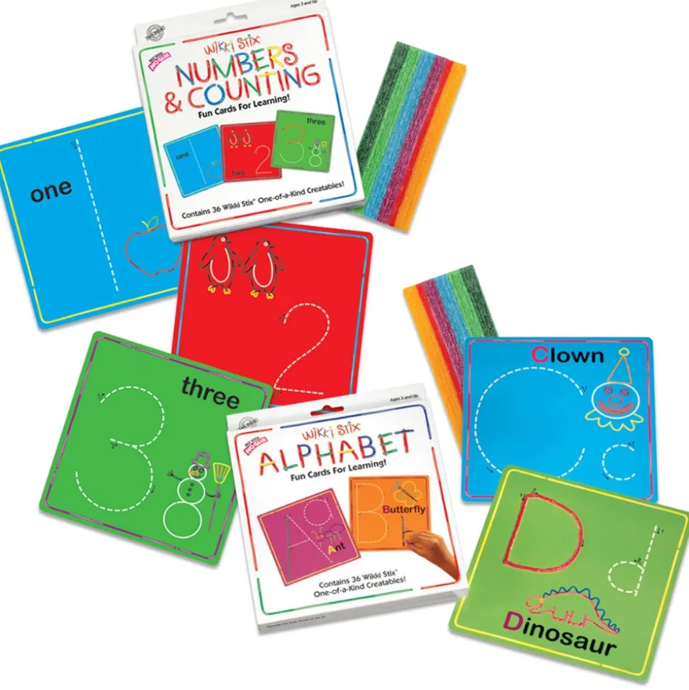 Wikki Stix® Alphabet With Upper & Lowercase and Numbers
