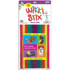 Wikki Stix® Triple Pak Nature, Primary, Neon 144 Pieces