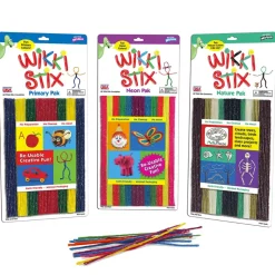 Wikki Stix® Triple Pak Nature, Primary, Neon 144 Pieces