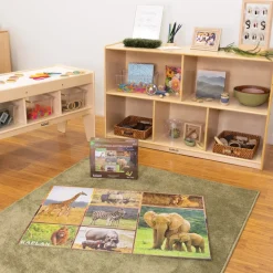 Wild Animal Mother & Baby Floor Puzzle 24 Pieces