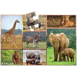 Wild Animal Mother & Baby Floor Puzzle 24 Pieces