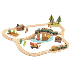 Wild Pines Wooden Train Set 95 Pieces