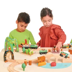 Wild Pines Wooden Train Set 95 Pieces