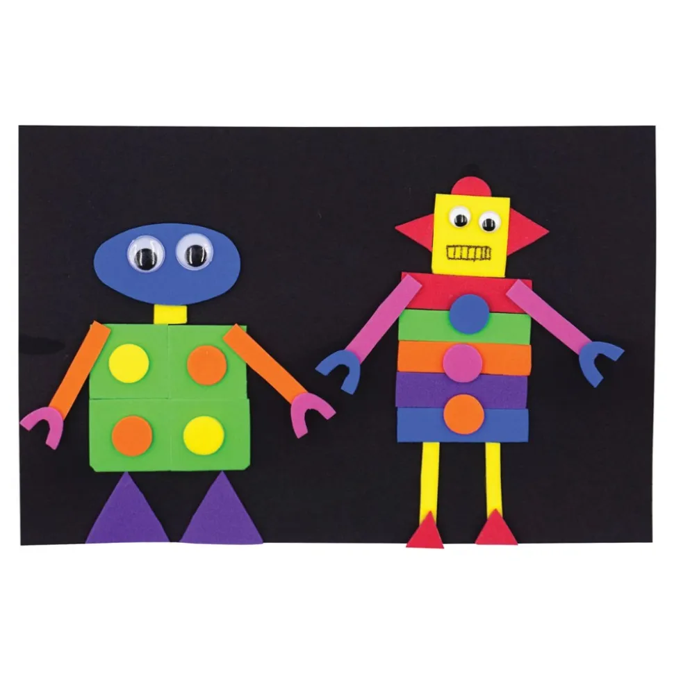 Wonderfoam® Soft Foam Shapes Assorted Colors