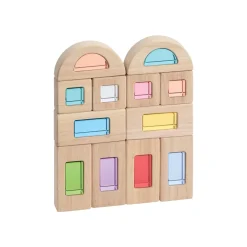 Wood and Acrylic Unit Window Block 24 Pieces