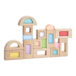 Wood and Acrylic Unit Window Block 24 Pieces