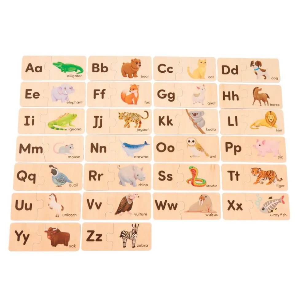 Wooden ABC & Numbers Puzzles
