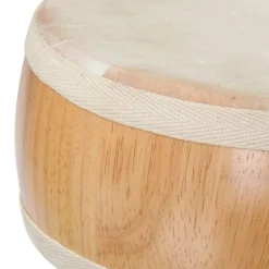 Wooden Barrel Drum with 2 Mallets