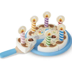 Wooden Birthday Party Cake Set