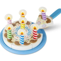 Wooden Birthday Party Cake Set