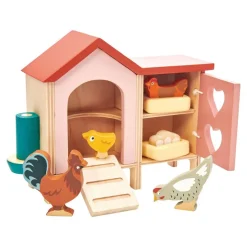 Wooden Chicken Coop Playset