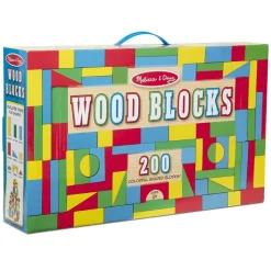 Wooden Color Blocks 200 Pieces