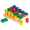Wooden Colorful Shapes and Sizes Geo Forms