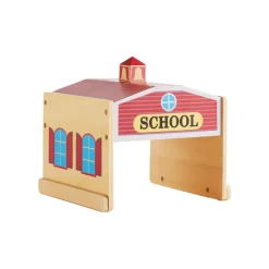 Wooden Community Buildings for Block Play