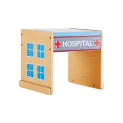 Wooden Community Buildings for Block Play