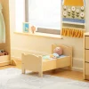 Wooden Doll Bed with Bedding