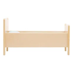 Wooden Doll Bed with Bedding