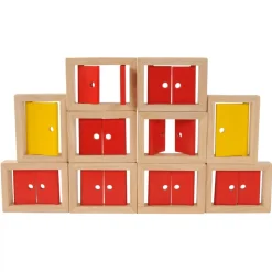 Wooden Doors and Windows 10 Piece Set
