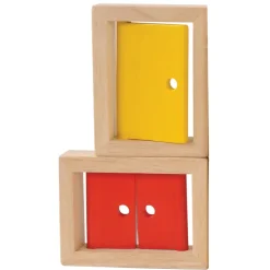 Wooden Doors and Windows 5 Piece Set