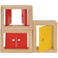 Wooden Doors and Windows 5 Piece Set