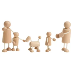 Wooden Family Playset