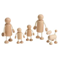 Wooden Family Playset