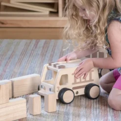 Wooden Fire Truck