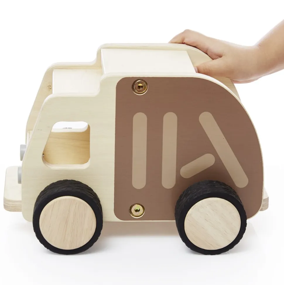 Wooden Garbage Truck