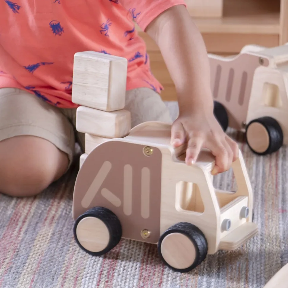 Wooden Garbage Truck