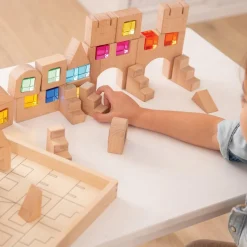 Wooden Gem Blocks