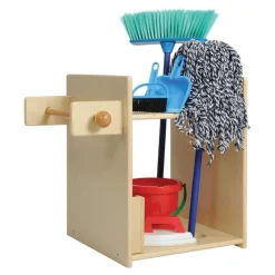 Wooden Housekeeping Stand with Accessories