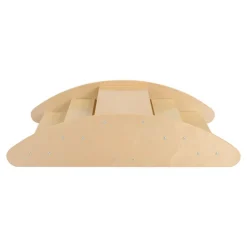 Wooden 2-in-1 Rocky Boat & Climbing Play Structure