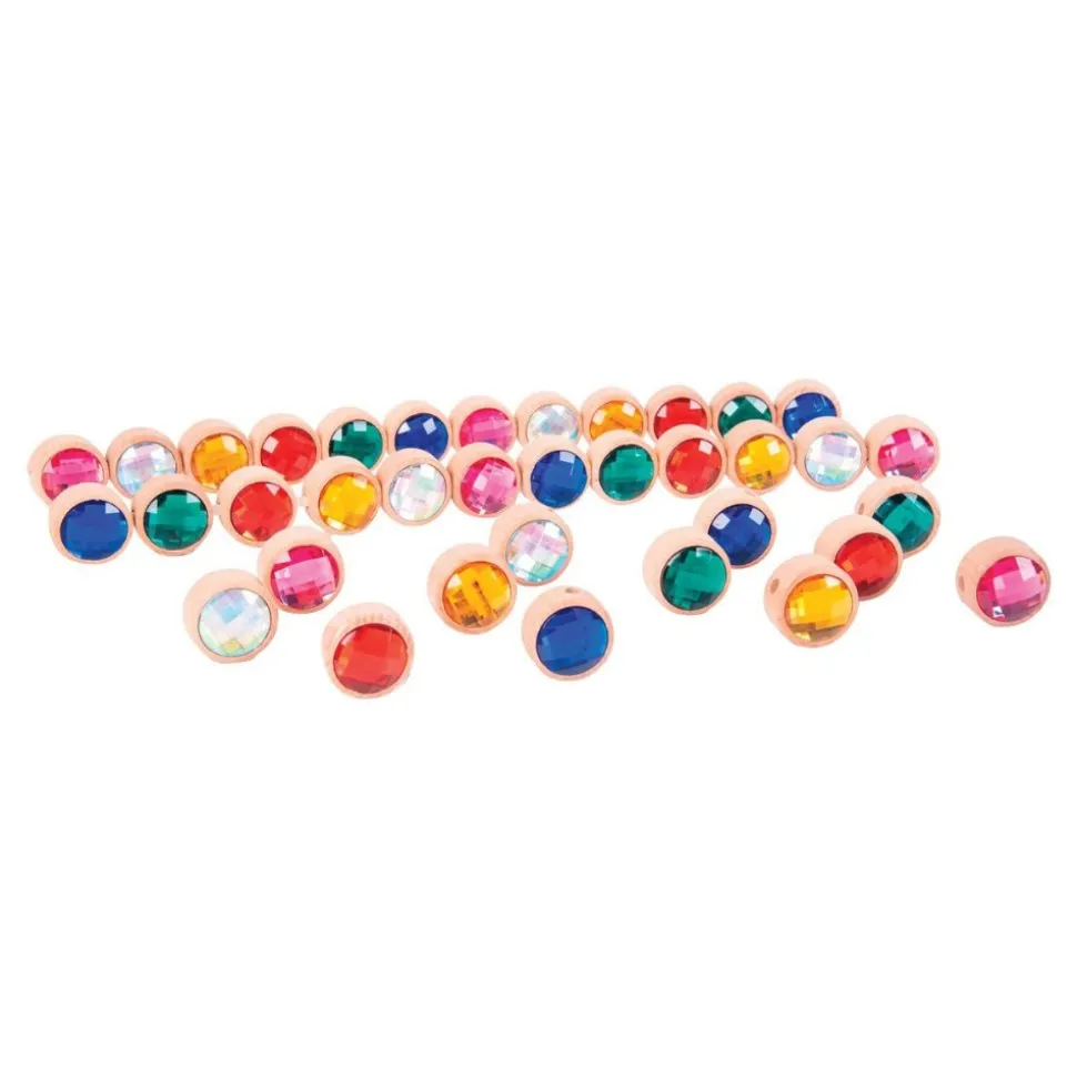 Wooden Lacing Jewels 36 Jewels & 3 Laces
