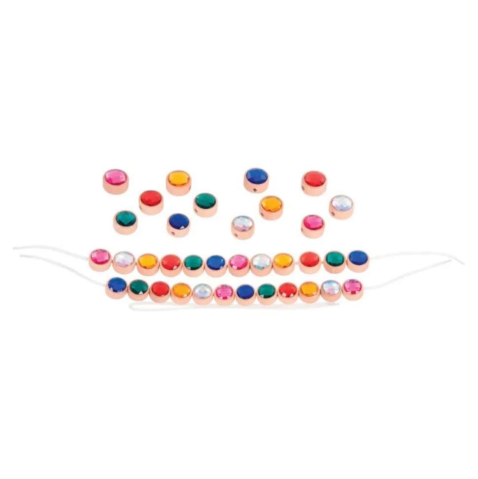 Wooden Lacing Jewels 36 Jewels & 3 Laces