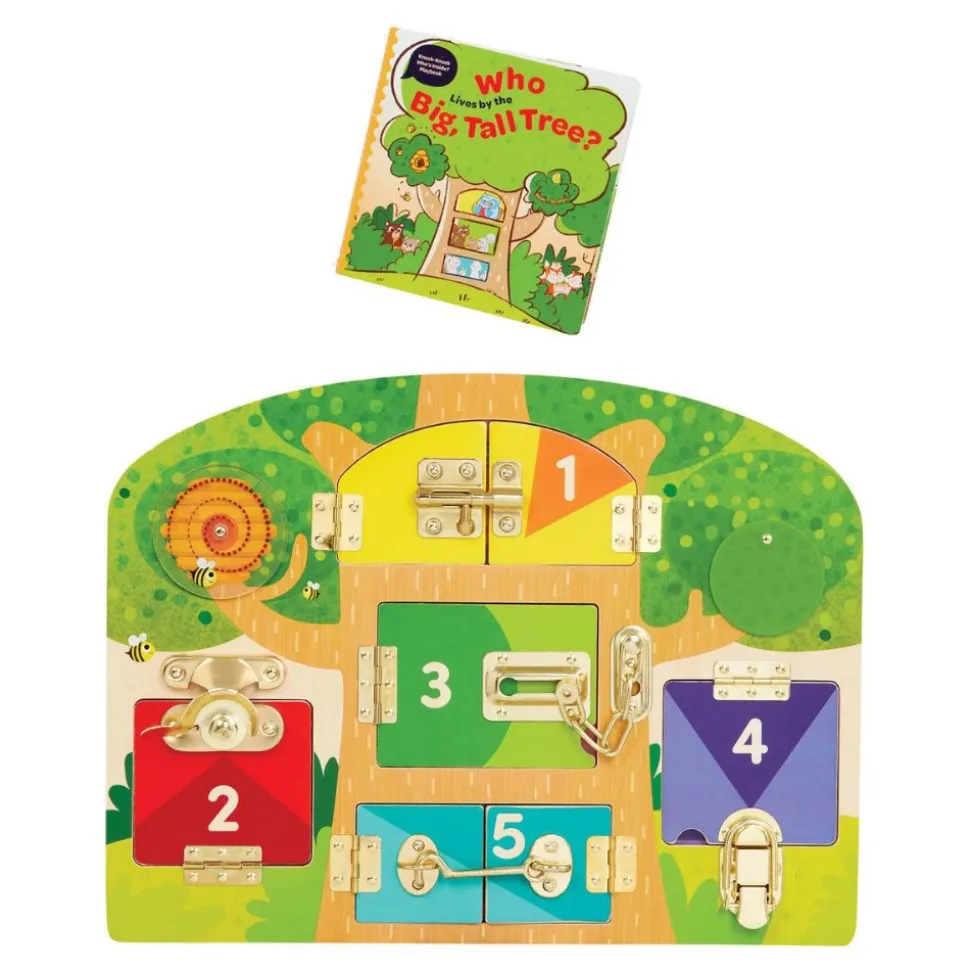 Wooden Lock & Latch Board