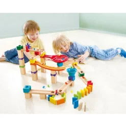 Wooden Marble Run Race Track 81 Pieces