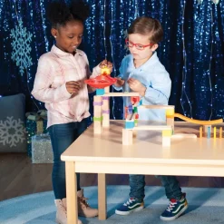 Wooden Marble Run Race Track 81 Pieces