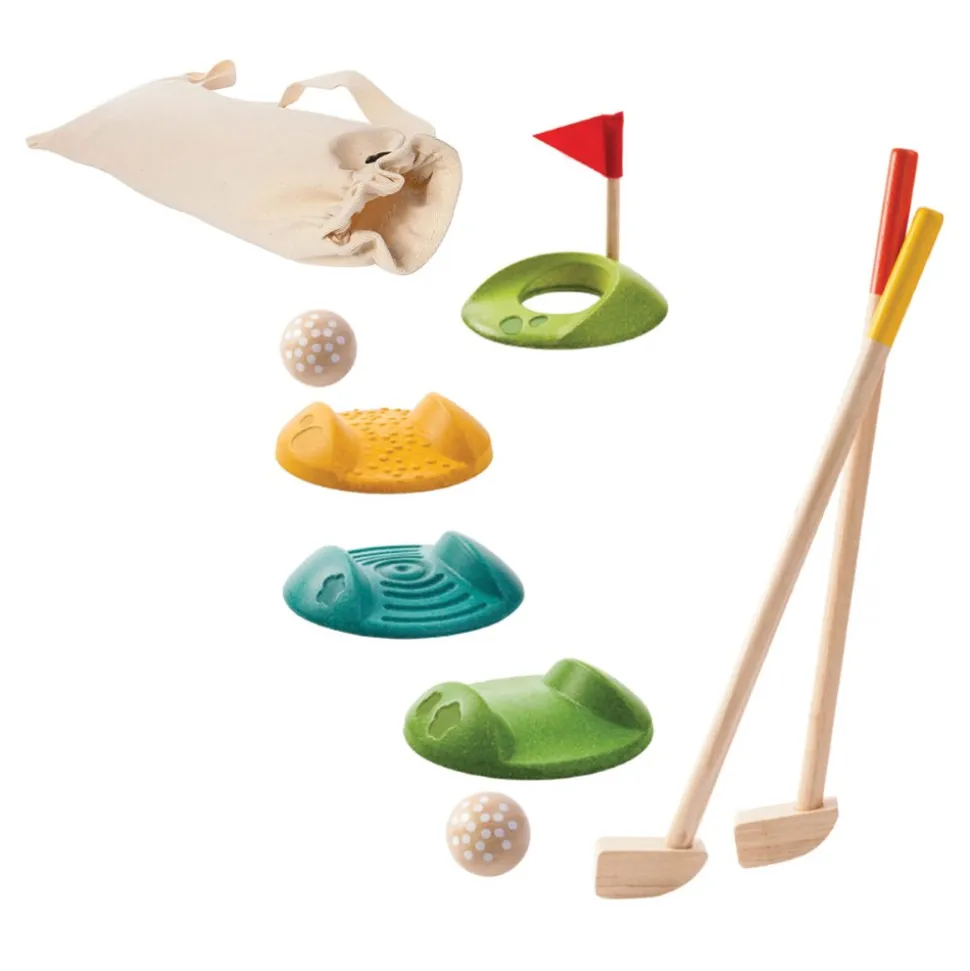 Wooden Mini Golf Set with Bag