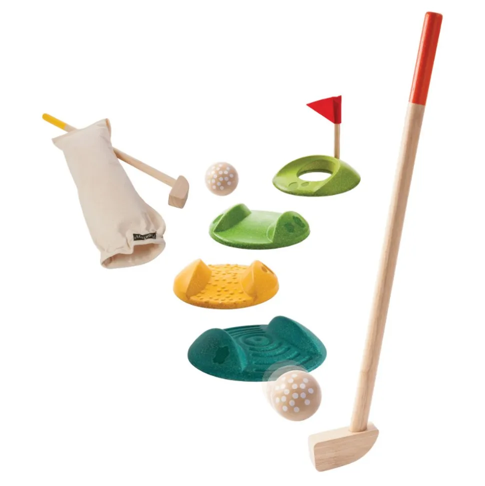 Wooden Mini Golf Set with Bag
