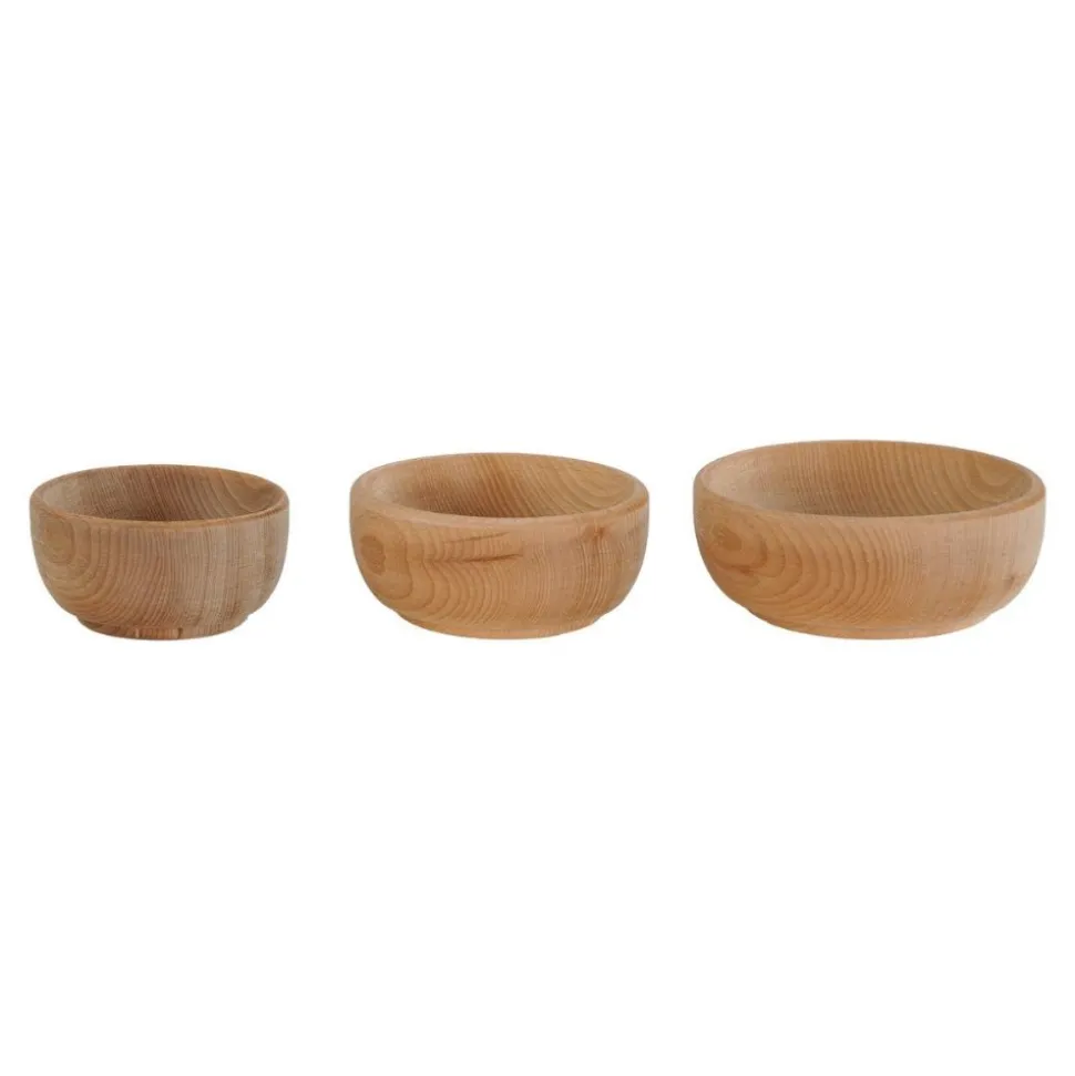 Wooden Nesting Bowls Set of 3
