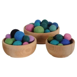 Wooden Nesting Bowls Set of 3