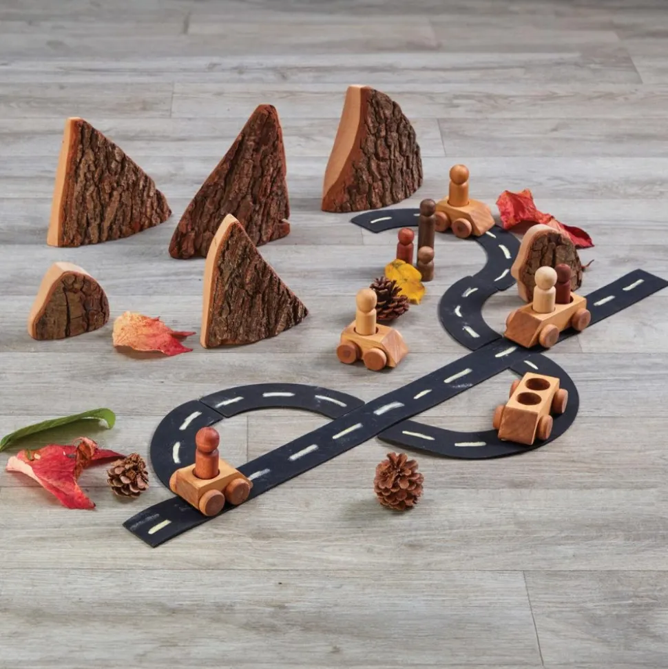 Wooden People & Vehicles Sets