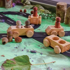 Wooden People & Vehicles Sets