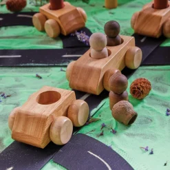 Wooden People & Vehicles Sets
