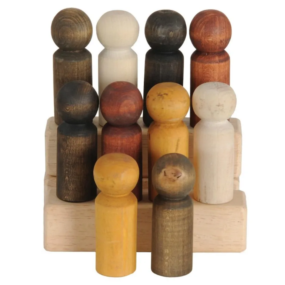 Wooden People & Vehicles Sets